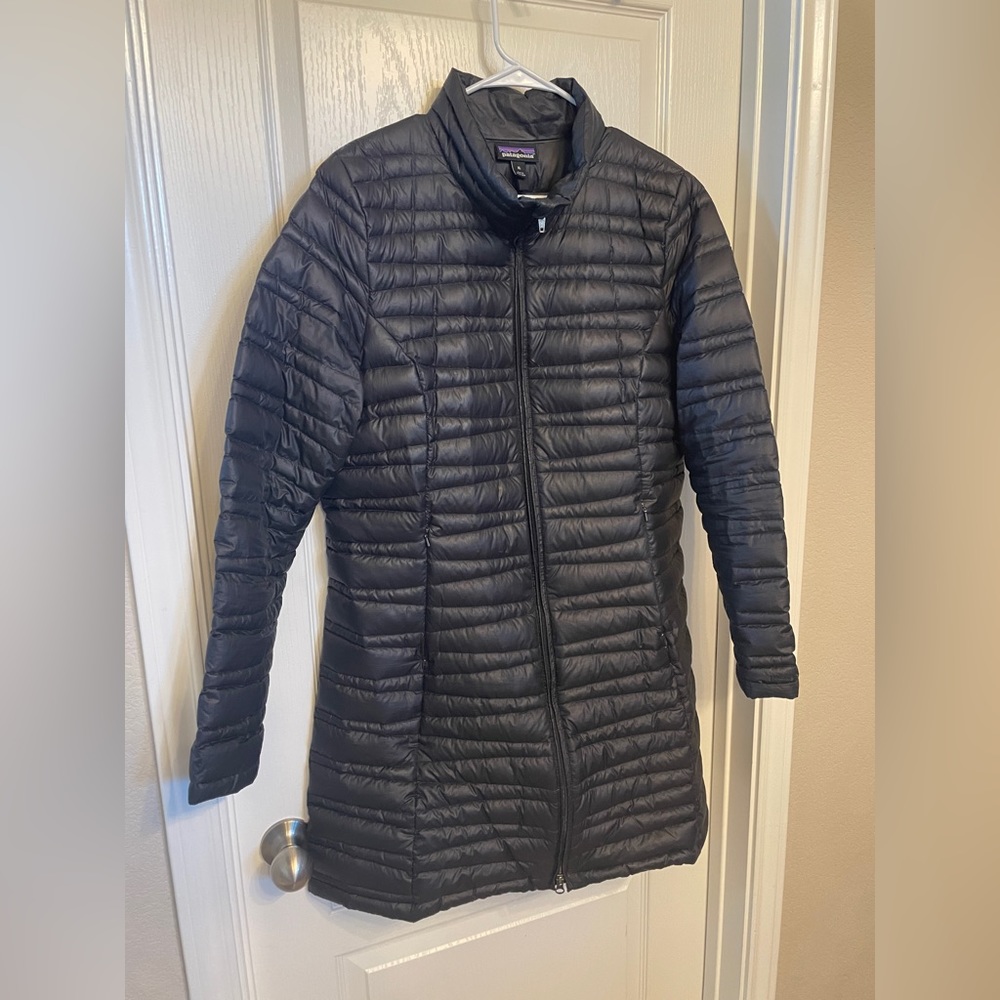 Patagonia down Fiona Parka womens puffy jacket XL Black